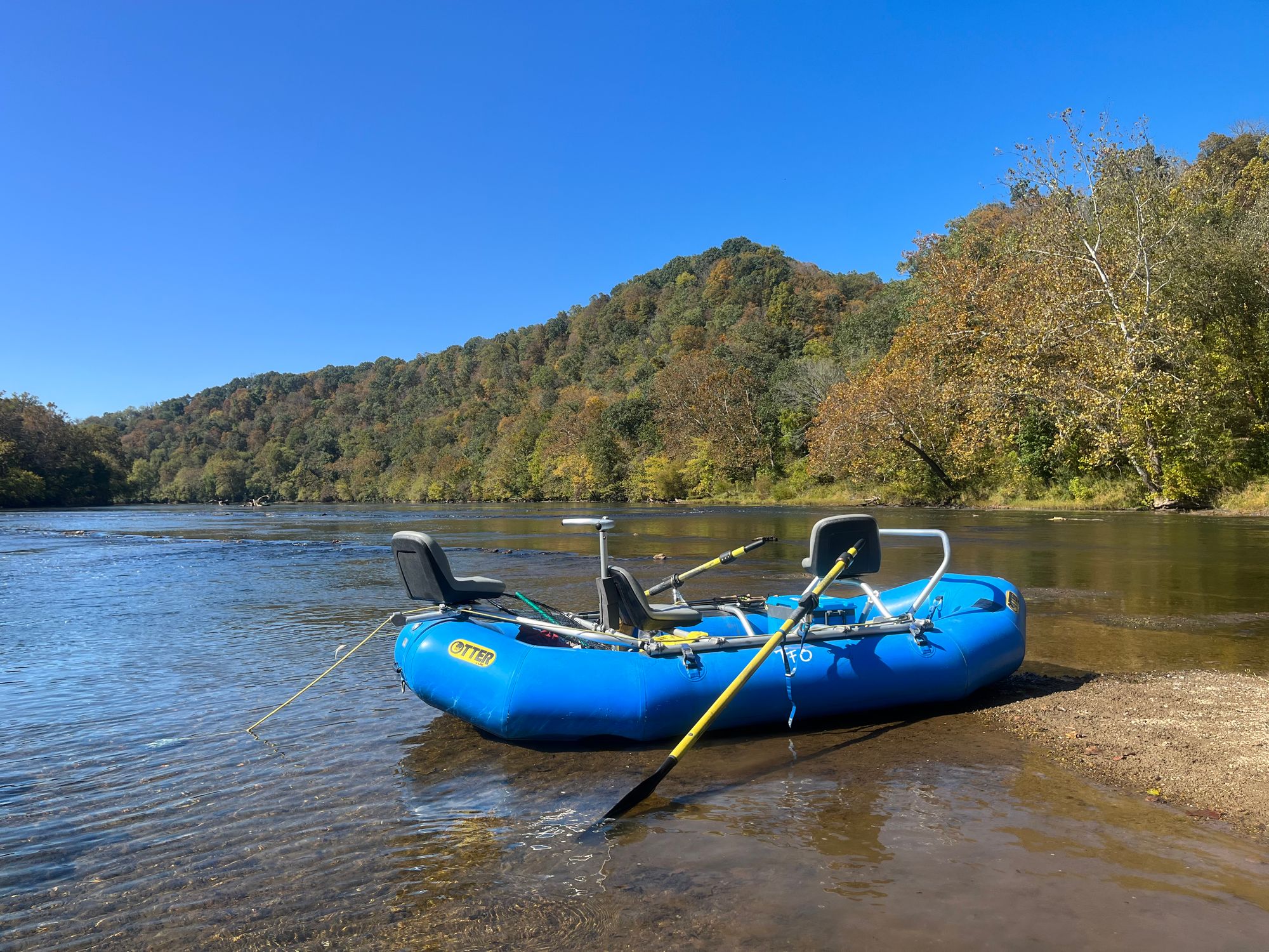 New River Fly Fishing boat