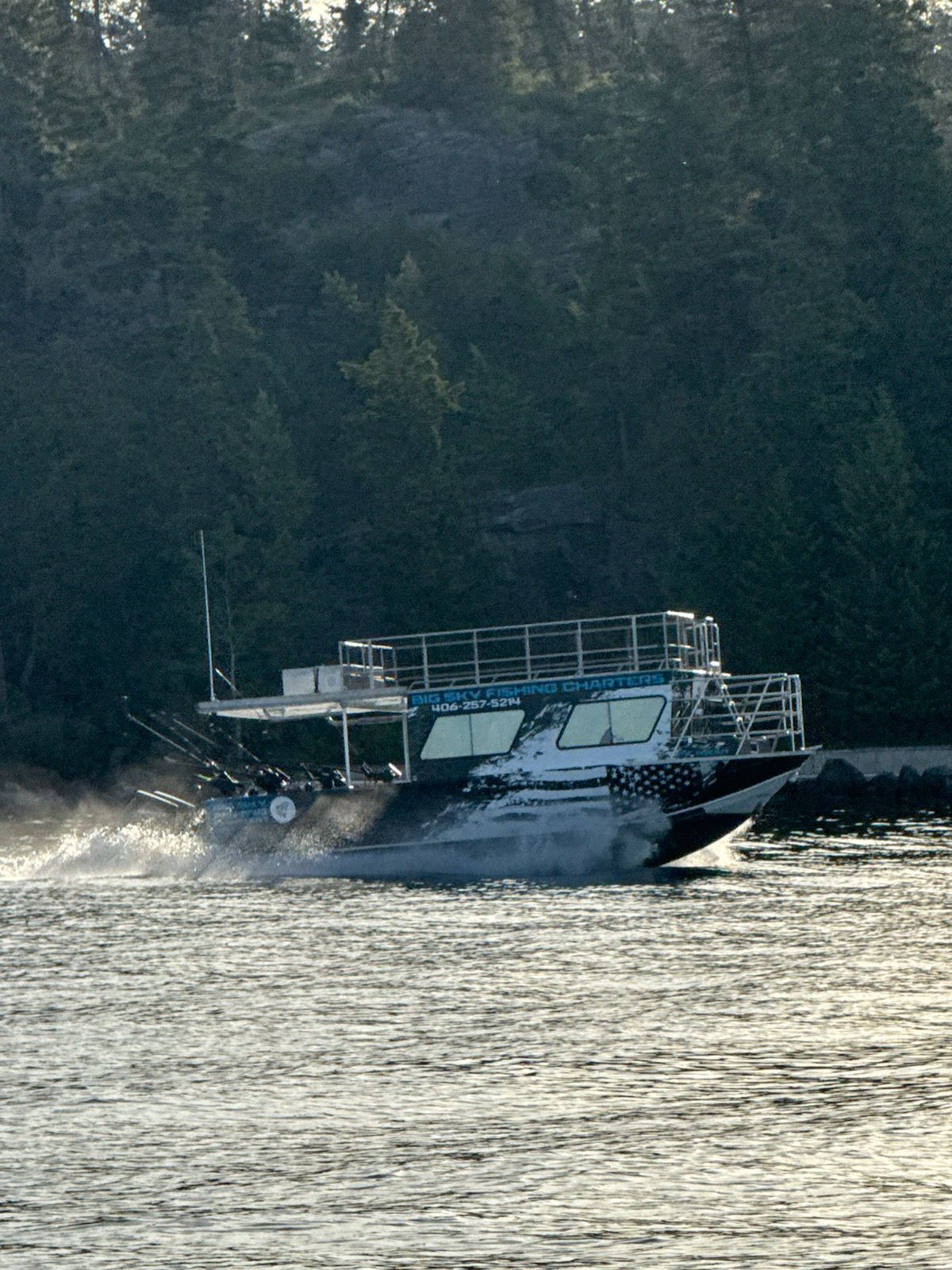 Big Sky Fishing Charters boat